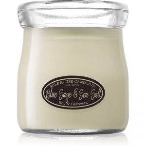 Milkhouse Candle Co. Creamery Blue Sage & Sea Salt świeczka zapachowa Cream Jar 142 g