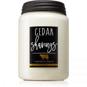 Milkhouse Candle Co. Farmhouse Cedar Shavings świeczka zapachowa Mason Jar 737 g
