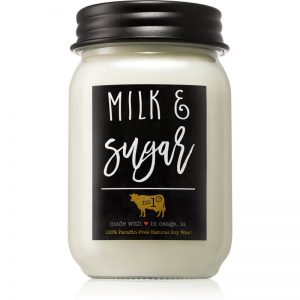 Milkhouse Candle Co. Farmhouse Milk & Sugar świeczka zapachowa Mason Jar 368 g