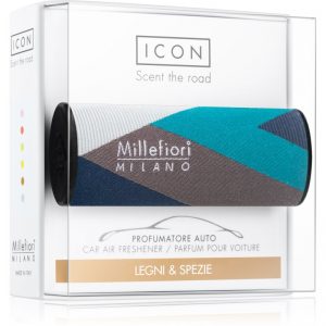 Millefiori Icon Legni & Spezie odświeżacz do samochodu Textile Geometric