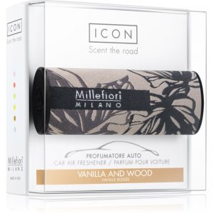 Millefiori Icon Vanilla & Wood odświeżacz do samochodu Textile Geometric