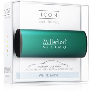Millefiori Icon White Musk odświeżacz do samochodu Classic