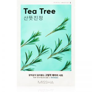 Missha Airy Fit Tea Tree maseczka płócienna o działaniu oczyszczającym i odświeżającym. dla cery wrażliwej 19 g