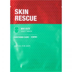 Missha For Men Skin Rescue maska łagodząca w płacie dla mężczyzn 23 g