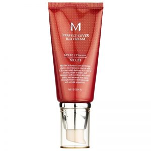 Missha M Perfect Cover krem BB z wysoką ochroną UV odcień No. 21 Light Beige SPF42/PA+++ 50 ml