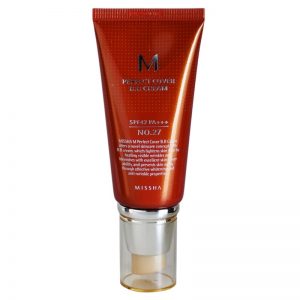 Missha M Perfect Cover krem BB z wysoką ochroną UV odcień No. 27 Honey Beige SPF42/PA+++ 50 ml