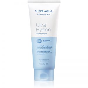 Missha Super Aqua 10 Hyaluronic Acid nawilżająca pianka oczyszczająca 200 ml