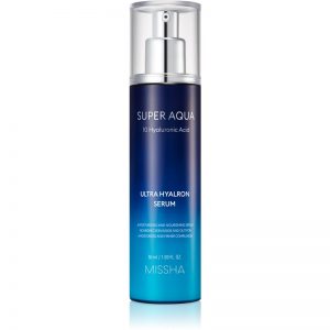 Missha Super Aqua 10 Hyaluronic Acid serum nawilżająco – odżywiające przeciw oznakom starzenia 50 ml