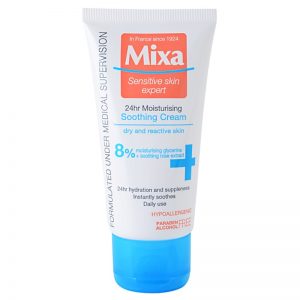 MIXA 24 HR Moisturising kojący krem nawilżający dla skóry wrażliwej i alergicznej 50 ml