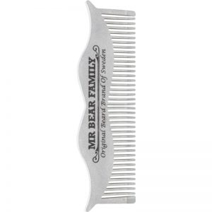 Mr Bear Family Grooming Tools stalowy grzebień do wąsów