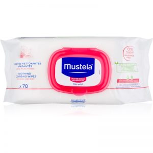 Mustela Bébé łagodzące chusteczki oczyszczające dla dzieci 70 szt.