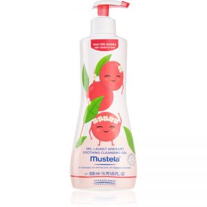 Mustela Bébé łagodzący żel pod prysznic i do kąpieli do skóry wrażliwej 500 ml