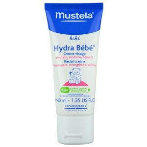 Mustela Bébé Hydra Bébé krem nawilżający do twarzy dla dzieci od urodzenia 40 ml