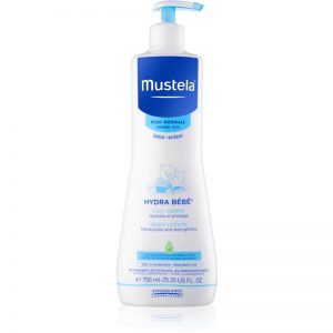Mustela Bébé Hydra Bébé nawilżające mleczko do ciała dla dzieci od urodzenia 750 ml