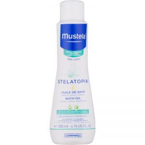 Mustela Bébé Stelatopia kojący olejek do kąpieli dla dzieci od urodzenia 200 ml