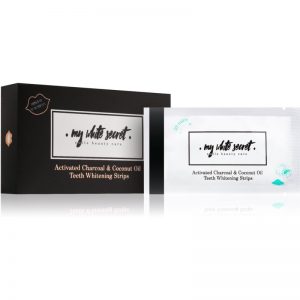 My White Secret Charcoal and Coconut Oil paski wybielające do zębów 14 szt.