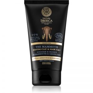 Natura Siberica For Men Only maseczka z glinki do golenia i oczyszczenia skóry 150 ml