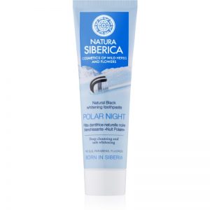 Natura Siberica Polar Night czarna wybielająca pasta do zębów 100 g