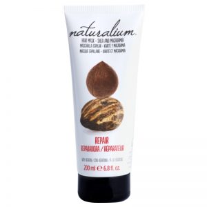 Naturalium Nuts Shea and Macadamia maseczka regenerująca z keratyną 200 ml