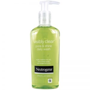 Neutrogena Visibly Clear Pore & Shine żel oczyszczający przeciw błyszczeniu i rozszerzonym porom 200 ml