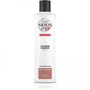 Nioxin System 3 szampon oczyszczający do rzednących włosów farbowanych 300 ml