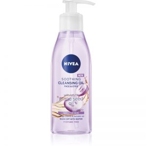 Nivea Cleansing Oil Soothing Grape Seed kojący olejek oczyszczający dla cery wrażliwej 150 ml