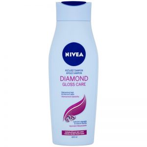 Nivea Diamond Gloss szampon do włosów osłabionych, bez połysku 400 ml
