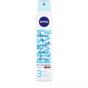 Nivea Fresh Revive odświeżający suchy szampon do zwiększenia objętości Dark Tones 200 ml