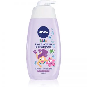 Nivea Kids Sparkle Berry żel i szampon pod prysznic 2 w 1 dla dzieci 500 ml