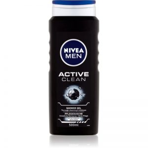 Nivea Men Active Clean żel pod prysznic do twarzy, ciała i włosów dla mężczyzn 500 ml