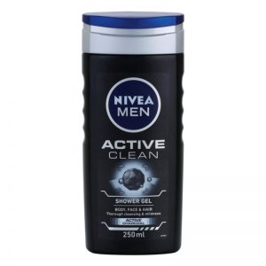 Nivea Men Active Clean żel pod prysznic do twarzy, ciała i włosów dla mężczyzn 250 ml