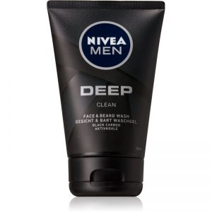 Nivea Men Deep żel do mycia do twarzy i zarostu 100 ml