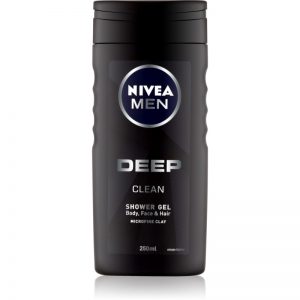 Nivea Men Deep żel pod prysznic do twarzy, ciała i włosów 250 ml