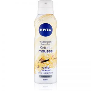 Nivea Silk Mousse Vanilla Caramel jedwabisty mus do mycia ciała 200 ml