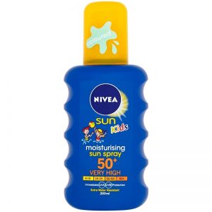 Nivea Sun Kids koloryzowany spray do opalania dla dzieci SPF 50+ 200 ml