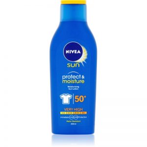 Nivea Sun Protect & Moisture nawilżające mleczko do opalania SPF 50+ 200 ml