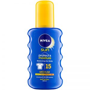 Nivea Sun Protect & Moisture spray do opalania SPF 15 200 ml