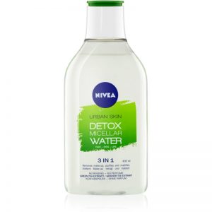 Nivea Urban Skin Detox woda miceralna 3 w 1 z ekstraktem z zielonej herbaty 400 ml