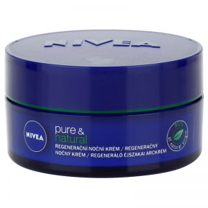 Nivea Visage Pure & Natural regenerujący krem na noc do wszystkich rodzajów skóry 50 ml