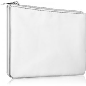Notino Basic Kosmetyczka damska srebrna (17,5 x 11,5 x 1 cm)