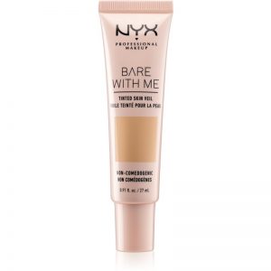 NYX Professional Makeup Bare With Me Tinted Skin Veil lekki podkład odcień 04 True Beige Buff 27 ml