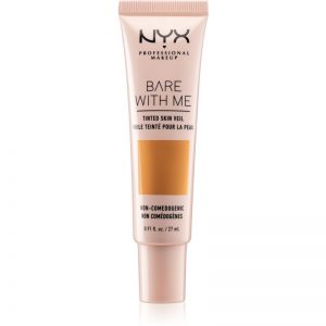 NYX Professional Makeup Bare With Me Tinted Skin Veil lekki podkład odcień 08 Nutmeg Sienna 27 ml