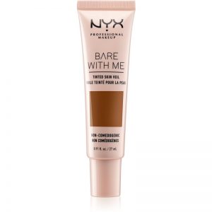 NYX Professional Makeup Bare With Me Tinted Skin Veil lekki podkład odcień 09 Deep Sable 27 ml
