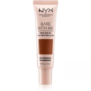 NYX Professional Makeup Bare With Me Tinted Skin Veil lekki podkład odcień 10 Deep Mocha 27 ml