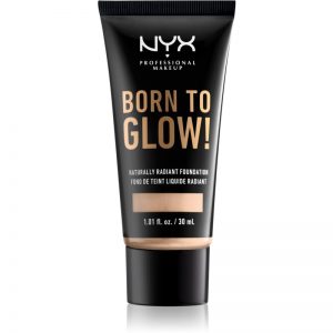 NYX Professional Makeup Born To Glow puder rozjaśniający w płynie odcień 04 Light Ivory 30 ml