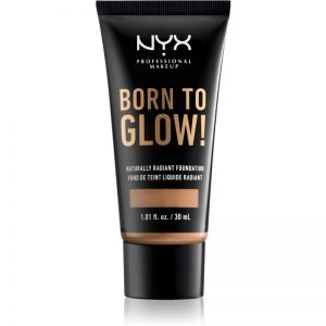 NYX Professional Makeup Born To Glow puder rozjaśniający w płynie odcień 12.7 Neutral Tan 30 ml