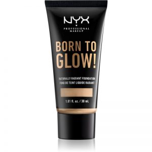 NYX Professional Makeup Born To Glow puder rozjaśniający w płynie odcień 6.3 Wam Vanilla 30 ml