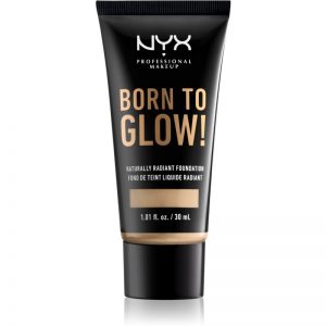 NYX Professional Makeup Born To Glow puder rozjaśniający w płynie odcień 6.5 Nude 30 ml