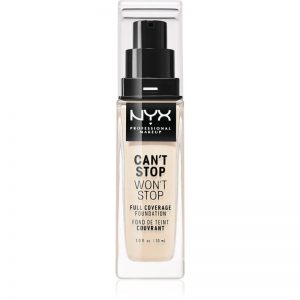 NYX Professional Makeup Can’t Stop Won’t Stop podkład mocno kryjący odcień 01 Pale 30 ml