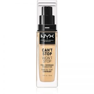 NYX Professional Makeup Can’t Stop Won’t Stop podkład mocno kryjący odcień 6.5 Nude 30 ml